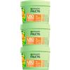 Garnier Fructis Maschera Lisci Cheratina Trattamento Lisciante per Capelli Crespi Secchi e Spenti con Olio d'Argan Formula Vegana Senza Siliconi - 3 Barattoli da 370ml