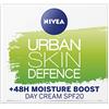NIVEA Daily Essentials Urban Skin Defence + 48H Moisture Boost Day Cream (50ml), crema viso giorno idratante SPF 20, contiene antiossidante ed estratto di tè verde biologico