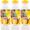 Garnier Fructis Balsamo Hair Food Banana Azione Nutriente per Capelli Secchi Formula Districante e Vegana con Ingredienti 98% di Origine Naturale - 3 Flaconi da 350ml