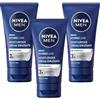 NIVEA MEN Protect & Care Gesichtspflege Creme im 3er Pack (3 x 75 ml), beruhigende Gesichtscreme für Männer, feuchtigkeitsspendende Tagescreme