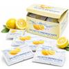 SOLEPLASTIC 500 Salviette Umidificate Monouso Profumo LIMONE - Imbustate Singolarmente per Ristoranti, Hotel e Catering - Salviette Igienizzanti e Rinfrescanti per Mani e Viso