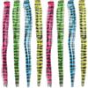 OUNONA Extension per Chioma Clip Leopardata, Fibra Resistente ad Alta Temperatura, 8 Pezzi, Stile Unico e Colorato per Feste e Uso Quotidiano