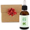 EKO MADE IN ITALY Olio di Neem Puro 100% - Ideale per Capelli, Viso, Corpo, Animali - Antiforfora, Idratante, Anti Pidocchi, Idea Regalo NATALE (50ML)