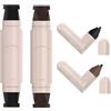 Genérico Timbro Di Trucco Nero Ad Ala Doppia Punta Eyeliner Liquido Doppia Testa,eyeliner di precisione,resistente all'acqua e alle macchie,eyeliner stamp