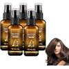 VKaoess Spray siero per la cura dei capelli - Siero per capelli alla biotina per radici dall'aspetto più folto - Spray siero per il cuoio capelluto per tutti i tipi di capelli scompigliati (5 bottiglie)