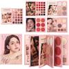 Generico Per Il Trucco,Kit Di Cosmetica Per Ombretti A 5 Strati Stile A Libro | Palette Per Il Trucco Completo Del Viso | Per Ragazze, Principianti, Appassionati, Routine Quotidiana, Matrimonio, Feste, e Prati
