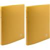 Exacompta - Cod. 541999E - 1 Raccoglitore Opak - Polipropilene opaco 0,5mm - 2 anelli tondi 15mm - Dorso 20mm - F.to esterno 25x32cm per A4 - Colori random (Confezione da 2)