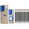 PILOT - Set di 10 +1 Omaggio Ricariche BLS-G2-7 - Compatibili con Penne Roller 0,7 mm G2, G2 Plus, B2P Gel - Inchiostro Gel Intenso - Rosso - Punta Media