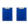 ACROPAQ Portablocco - Organizza i tuoi Documenti con la Nostra Cartellina Rigida A4 Blu Scuro in PP - 1x Portablocco A4 (Confezione da 2)