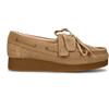 CLARKS EVO WALLABEE EVOSEA Scarpa barca donna beige in suede