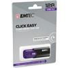 Emtec - Memoria USB B110 USB 3.2 Click&Easy - viola - ECMMD128GB113 - 128 GB (unità vendita 1 pz.)
