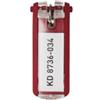 DURABLE Portachiavi Key Clip - rosso - Durable - conf. 6 pezzi (unità vendita 1 pz.)