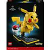 LEGO Pokémon 72152 Pikachu e Poké Ball, Kit di Modellismo con Figura Snodabile ed Espositore, Regalo per Gamer da Collezione [72152]