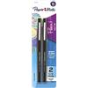 Paper Mate Flair Medium Felt Tip 2/Pkg-Black
