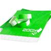 Docksnet Braccialetti Carta Eventi Numerati, Resistenti e Personalizzabili - Bracciali Colorati Identificativi, Monouso e Impermeabili per Discoteche, Festival e Piscine (200 Pezzi, Verde)