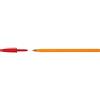BIC 8099241 Orange Original Fine Penna a sfera, 0.8 mm, 20 pezzi, Rosso