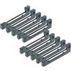 vhbw 10x nastro inchiostrato compatibile con Epson M 183, M 182, M 185, M 195, M 190, MP 150 K, MP 130 stampante ad aghi - nero