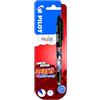 PILOT x NARUTO - 1 FriXion Ball - Penna cancellabile, edizione limitata Naruto Shipudden, penna roller ricaricabile, colore: nero, punta media