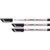STABILO Pennarelli Ohpen Universal M, 1 mm, non permanenti, neri, confezione da 3
