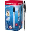 Erich Krause ErichKrause - Penna a sfera retrattile R-301 Classic Matic 1.0, confezione da 50pz, Colore Nero