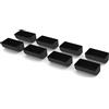 POS VALLEY CUPS per Cassetto Cassa 410/4141, Set di 8 Vaschette Kit per il Conteggio delle Monete con Bilancia