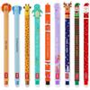 Legami Set di 9 penne gel cancellabili con inchiostro cancellabile termosensibile, inchiostro e design del corpo colorati, punta da 0,7 mm, savannah, under the sea e naughty or nice