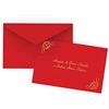 Aurora Store 100x Bustine e biglietti da visita Rosso 9x14 cm Busta Campidoglio Confezione da 100 Pezzi, carta da 100 Gr 9x14 cm Rossi Natalizio Chiudipacco di Natale