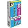 Paper Mate Erasable Gel, penna a punta media da 0,7 mm, verde, scatola da 12