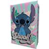 Pellecchia 1969 IAgenda compatibile con scuola diario Lilo & Stitch Shook! ! NON DATATO 2024-2025 Standard 20x14cm