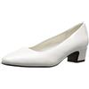 Easy Street Women's Prim Dress Pump, White, Size 9.5