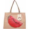 Fritzi aus Preussen Fritzi x Frida Kahlo Easy 01 Canvas Limited borsa shopper donna canvas borsa a spalla capiente con cerniera quotidiano 34 x 46,5 x 23 cm - Beige, Blu, Azzurro, Rosso, Viola, Tortora, Verde, Corallo