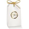 Doni Bomboniere Nozze 10PZ Scatoline Portaconfetti A Dorma di D Tag con Numero 50 Idee Regalo Complete Originali Economiche