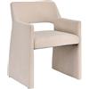 Bissolo Casa Poltrona in Tessuto Beige, 50.5x54x93 cm, Non Sfoderabile, Montata