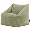 icon Natalia Pouf Bambini, Roze, Velluto a Coste, Pouf Poltrona, Poltrona Sacco con Riempimento Incluso, Sedia Bambini, Mobili Camera da Letto