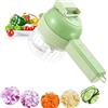 OISE ART STORE Trade Shop - Tagliaverdure Trita Verdure A Batterie Ricaricabile USB Multifunzione Portatile
