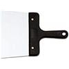 ILSA Raschietto Rettangolare Flessibile CM.10X18 Acciaio Inox spatola per Pasta