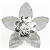 DLM Bomboniere DLM-30630 (Kit 6 Pezzi) Icona Fiore in Cristallo con Quadrifoglio Sacra Famiglia Matrimonio Battesimo Comunione bomboniera