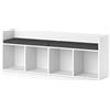 Vicco Scaffale per bambini Luigi, Bianco, 142.4 x 53.4 cm | Senza box pieghevole, adatto per riporre giocattoli e libri