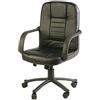 ARCHIMEDE HC4418 Detroit Poltrona Direzionale, Finta Pelle, Nero, 59 x 56 x 99 cm, metallo, ruote;altezza_regolabile