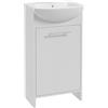 Deftrans Domodomo - Armadietto da bagno con lavandino, 84 x 46,5 x 24,5 cm, colore: Bianco