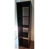 IKEA KALLAX Scaffale Black-Brown (42x39x147 cm) 4 ripiano
