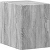 vidaXL Mobile a Parete Grigio Sonoma 30x42,5x40cm in Legno Multistrato