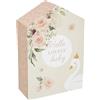 ATMOSPHERA CREATEUR D'INTERIEUR - Scatola Regalo per Bambini cygne Rosa h30,5cm
