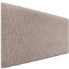 DHOME Testiera Imbottita Liscia Esclusiva Serie Luxury Edition da Parete Acustica Fonoassorbente per Letto e Camera da Letto (Ethnic Brown, 95cm, 8cm Spessore)