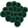 RORPOIR 300 Pezzi Giocattolo per Bambini Ghirlanda di Pom Pom di Natale Palla Pompon Decorazioni con Pompon PON PON 2 Cm Palline per Unghie Applique Pianta Bambino Che Fa i Primi Passi