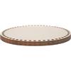 NESTINGHO Base Modellatrice per Borse in Legno 25 CM, 5 Pezzi Fondo Tondo, per Borse Uncinetto e Maglia, per Lavori Manuali e Creazioni Fai da Te