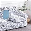 AQIGR 1/2/3 posti Copridivano elasticizzato con 1/2/3 cuscini di seduta separati ad alta elasticità per poltrona, protezione per mobili, colore: #2, dimensioni: 2 seater)