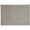 kela Tappetino da bagno70 x 50 x 2 cm LADESSA, tappeto da bagno grigio, lavabile, 100% cotone, morbido tappetino da bagno grigio argento