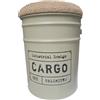 VEA SRL Sgabello Pouf contenitore in stile industriale 31x40 cm,Verde, Sgabello decorativo in metallo camera da letto e soggiorno, Coperchio/seduta Morbida(FIL 61125 verde)