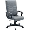 Vinsetto Sedia da Ufficio Girevole con Dondolo 65x72x102-112.5cm Grigio